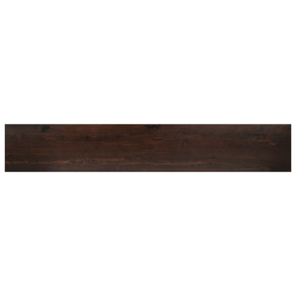 Window Sills 2 pcs Dark Brown 90 x 15 x 2 cm Solid Beech Wood