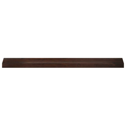 Window Sills 2 pcs Dark Brown 110 x 15 x 2 cm Solid Beech Wood