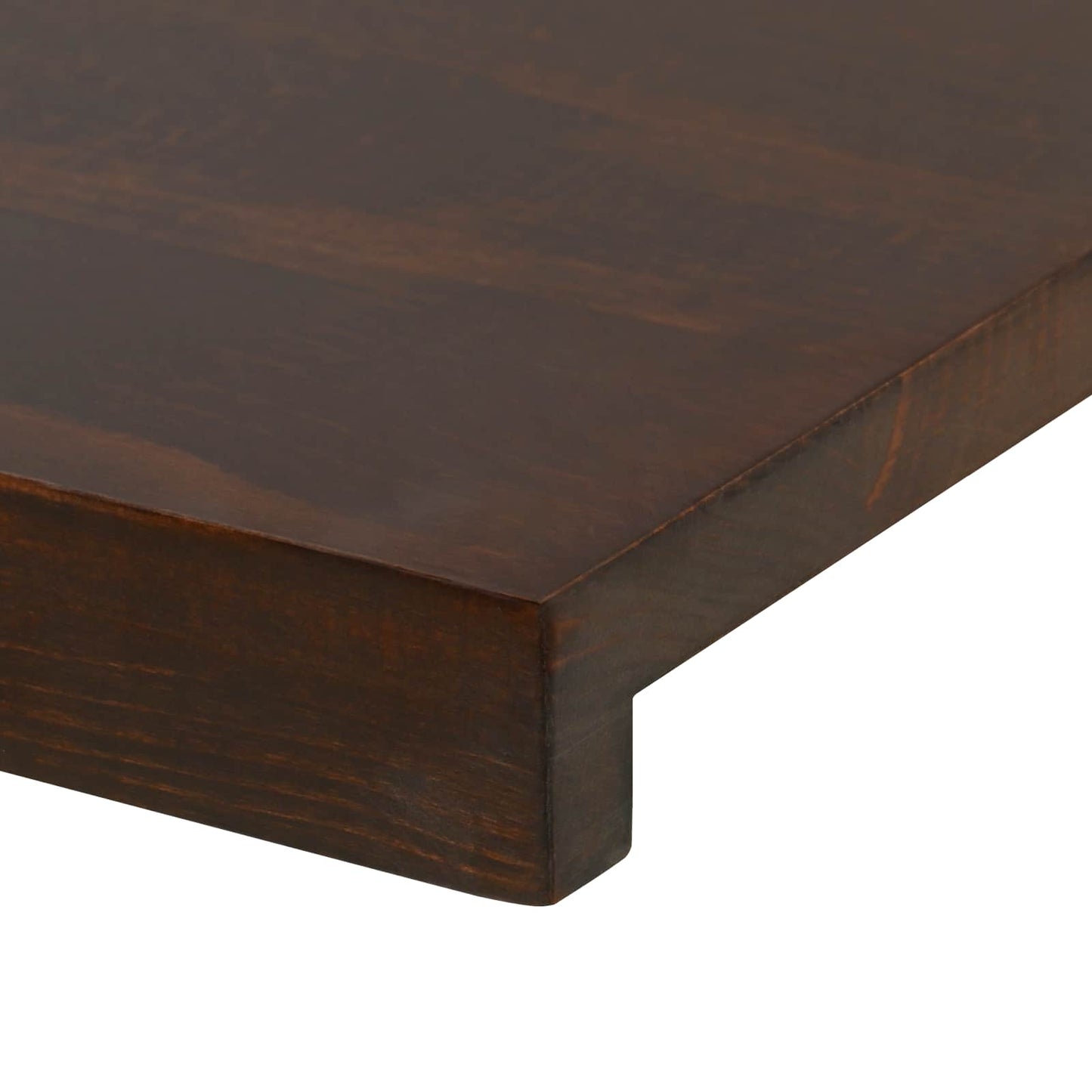 Window Sills 2 pcs Dark Brown 100 x 20 x 2 cm Solid Beech Wood