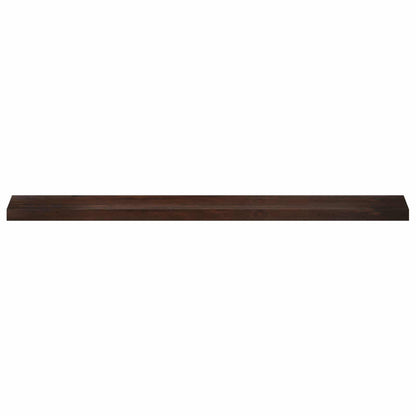Window Sills 2 pcs Dark Brown 140 x 20 x 2 cm Solid Beech Wood