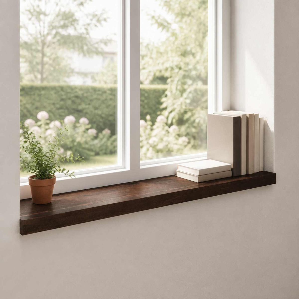 Window Sills 2 pcs Dark Brown 70 x 25 x 2 cm Solid Beech Wood