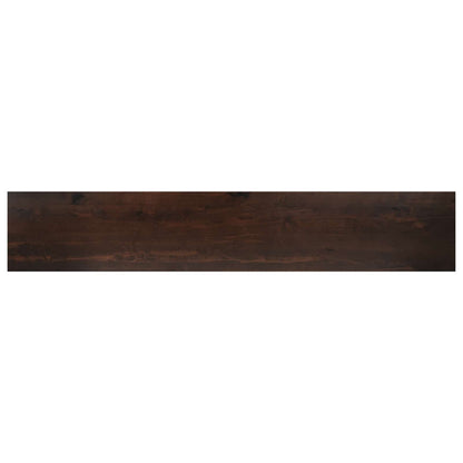 Window Sills 2 pcs Dark Brown 140 x 30 x 2 cm Solid Beech Wood