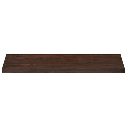 Window Sills 2 pcs Dark Brown 120 x 40 x 2 cm Solid Beech Wood