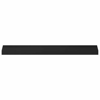 Window Sills 2 pcs Black 100 x 15 x 2 cm Solid Beech Wood