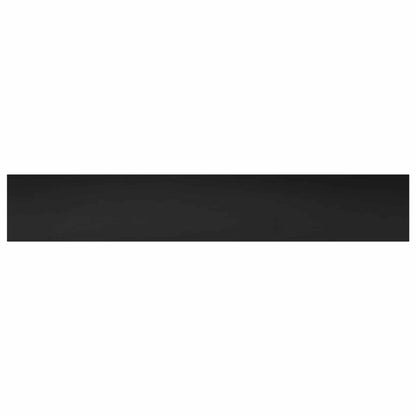 Window Sills 2 pcs Black 100 x 15 x 2 cm Solid Beech Wood