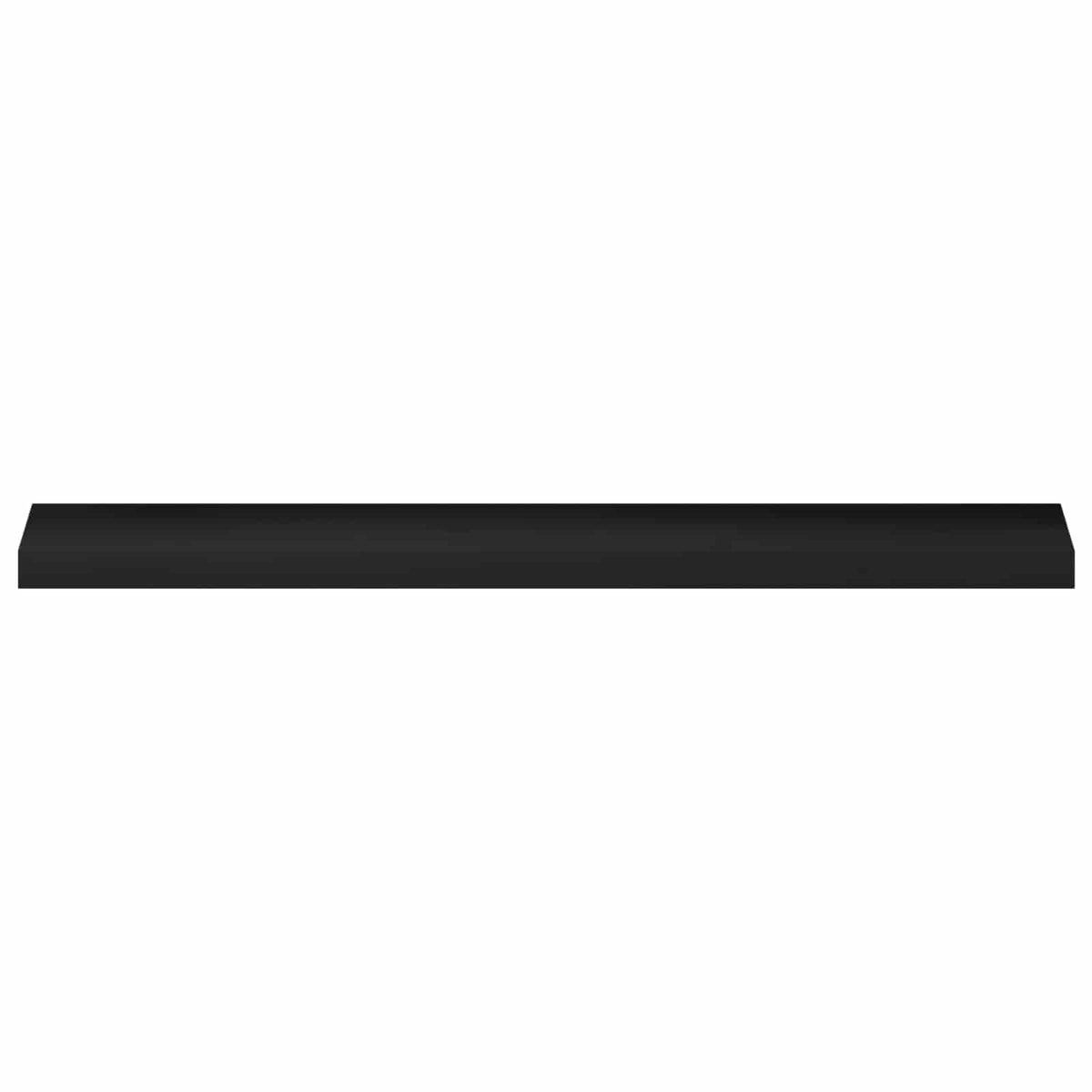 Window Sills 2 pcs Black 110 x 15 x 2 cm Solid Beech Wood