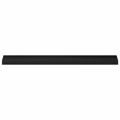 Window Sills 2 pcs Black 110 x 15 x 2 cm Solid Beech Wood