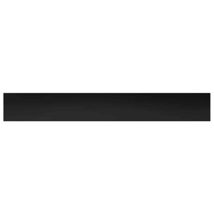 Window Sills 2 pcs Black 110 x 15 x 2 cm Solid Beech Wood