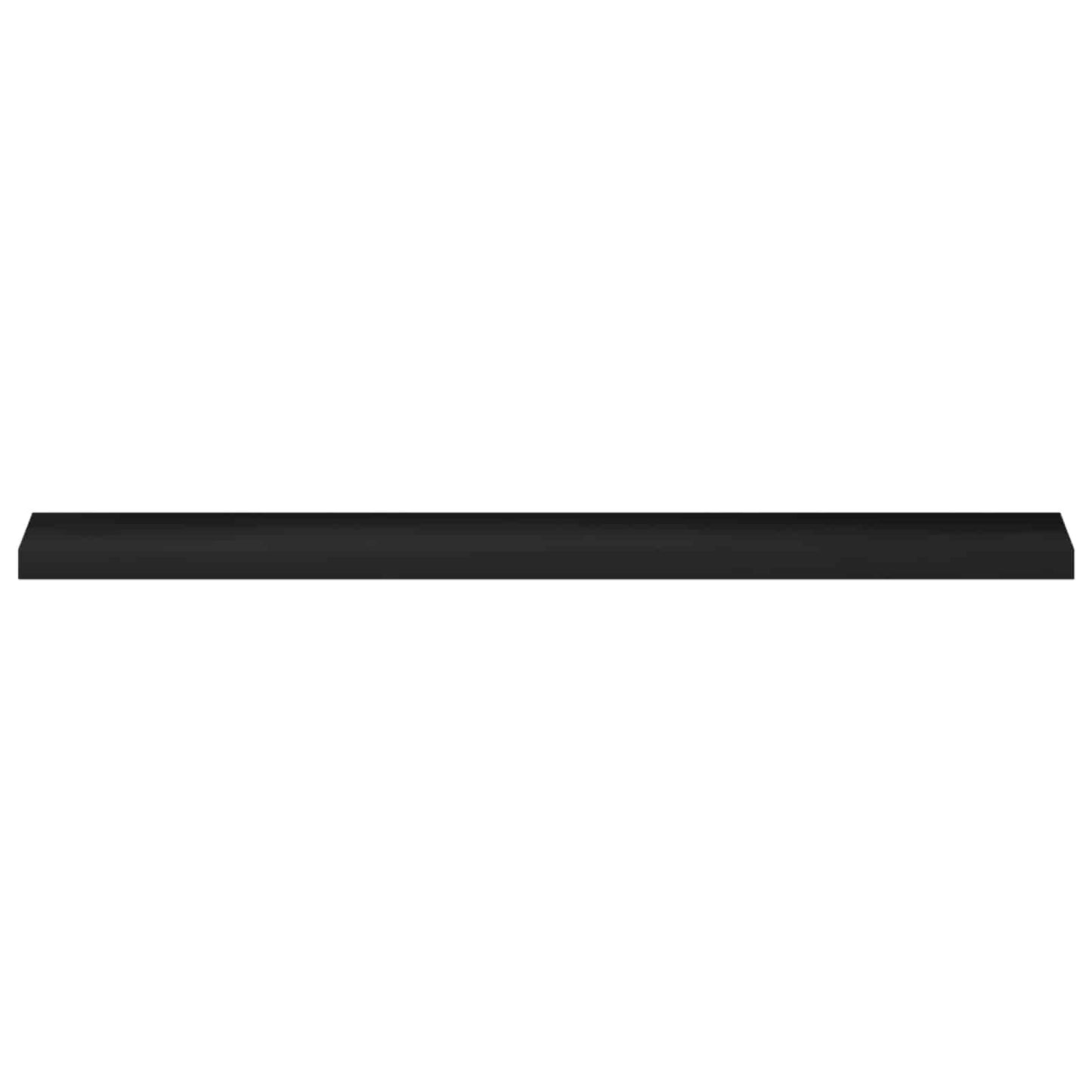Window Sills 2 pcs Black 160 x 15 x 2 cm Solid Beech Wood