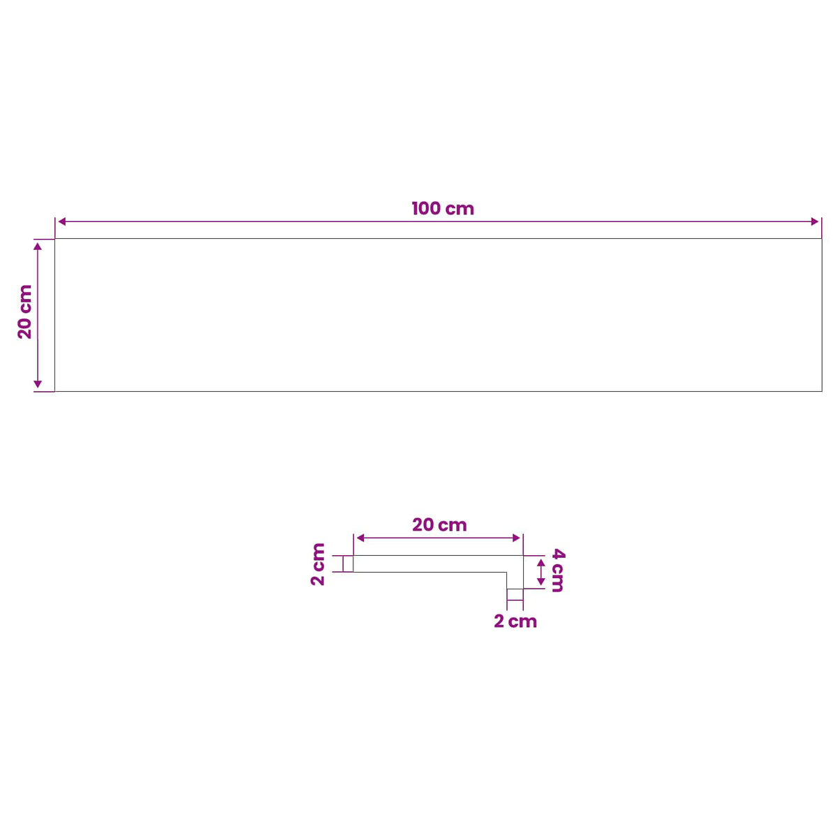 Window Sills 2 pcs Black 100 x 20 x 2 cm Solid Beech Wood