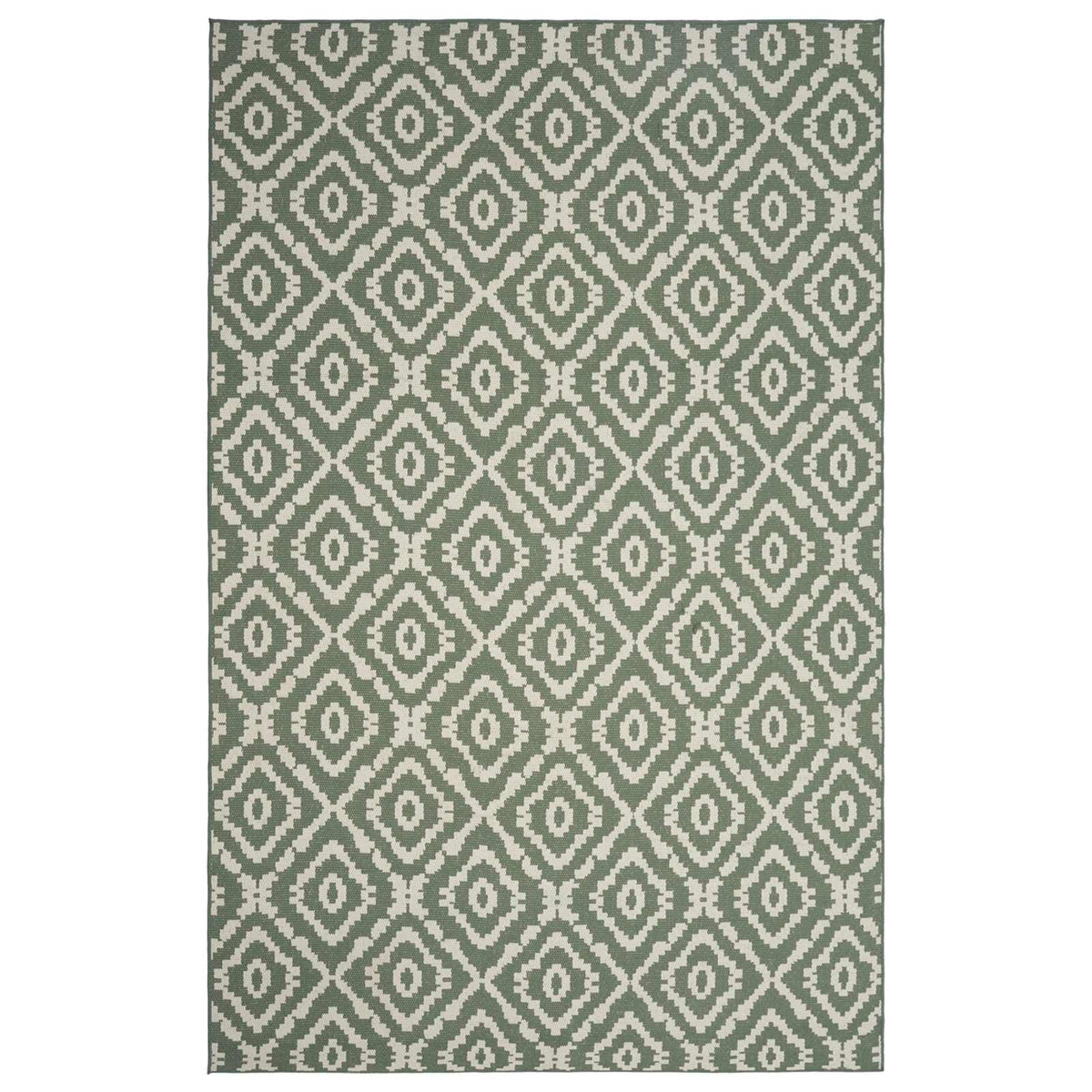Area Rug Natural and Green 160 x 230 cm PET
