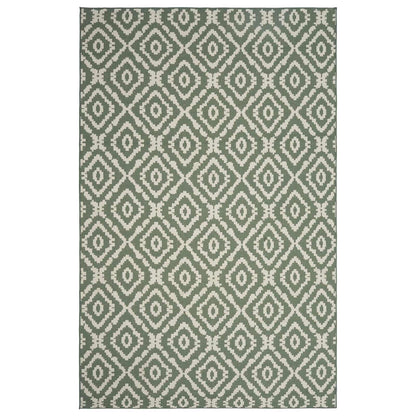 Area Rug Natural and Green 160 x 230 cm PET