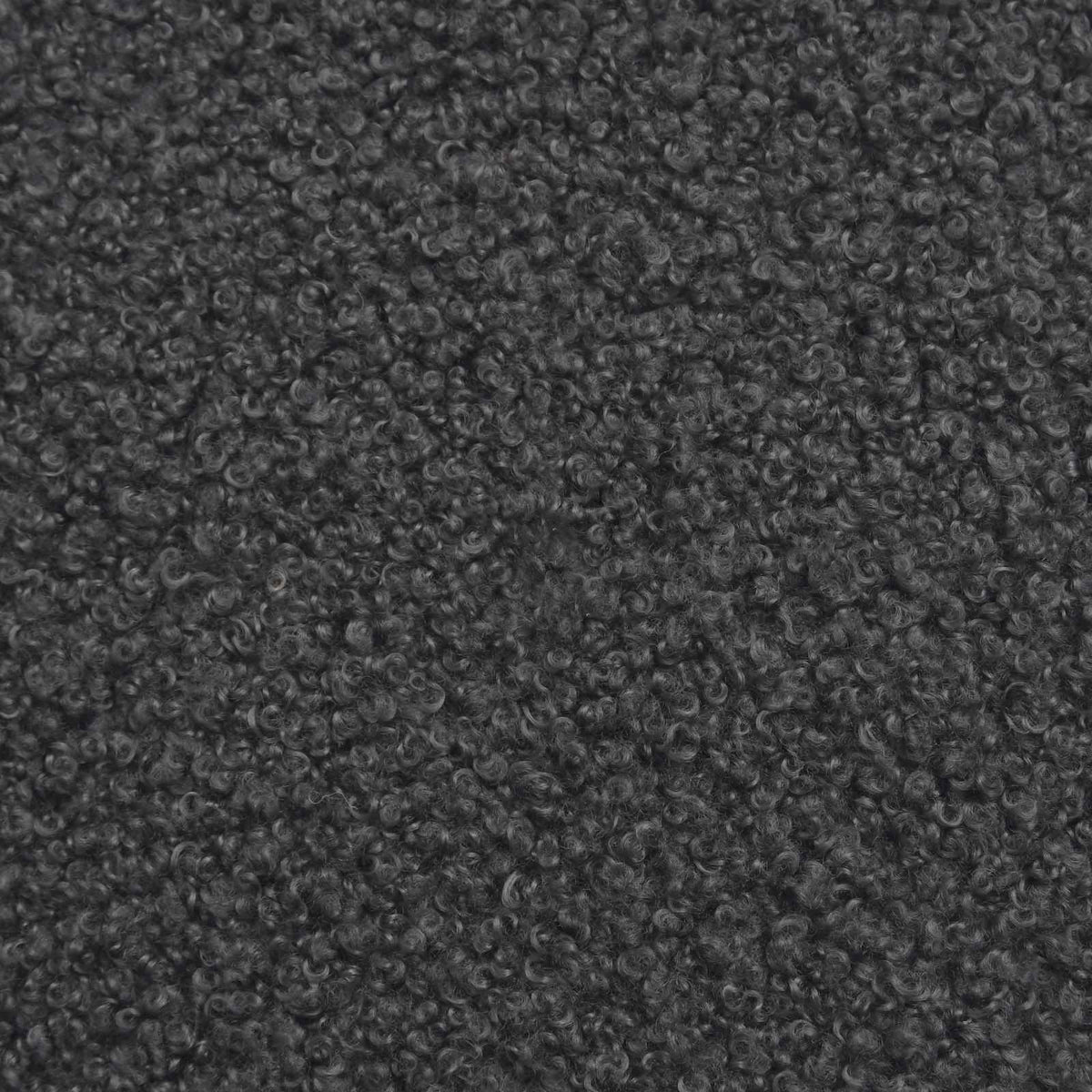 Armchair Dark Grey Bouclé