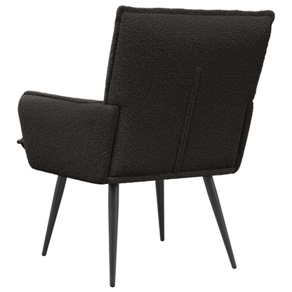 Armchair Black Bouclé