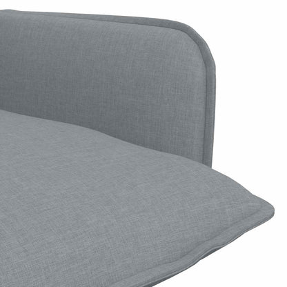 Armchair Light Grey Fabric