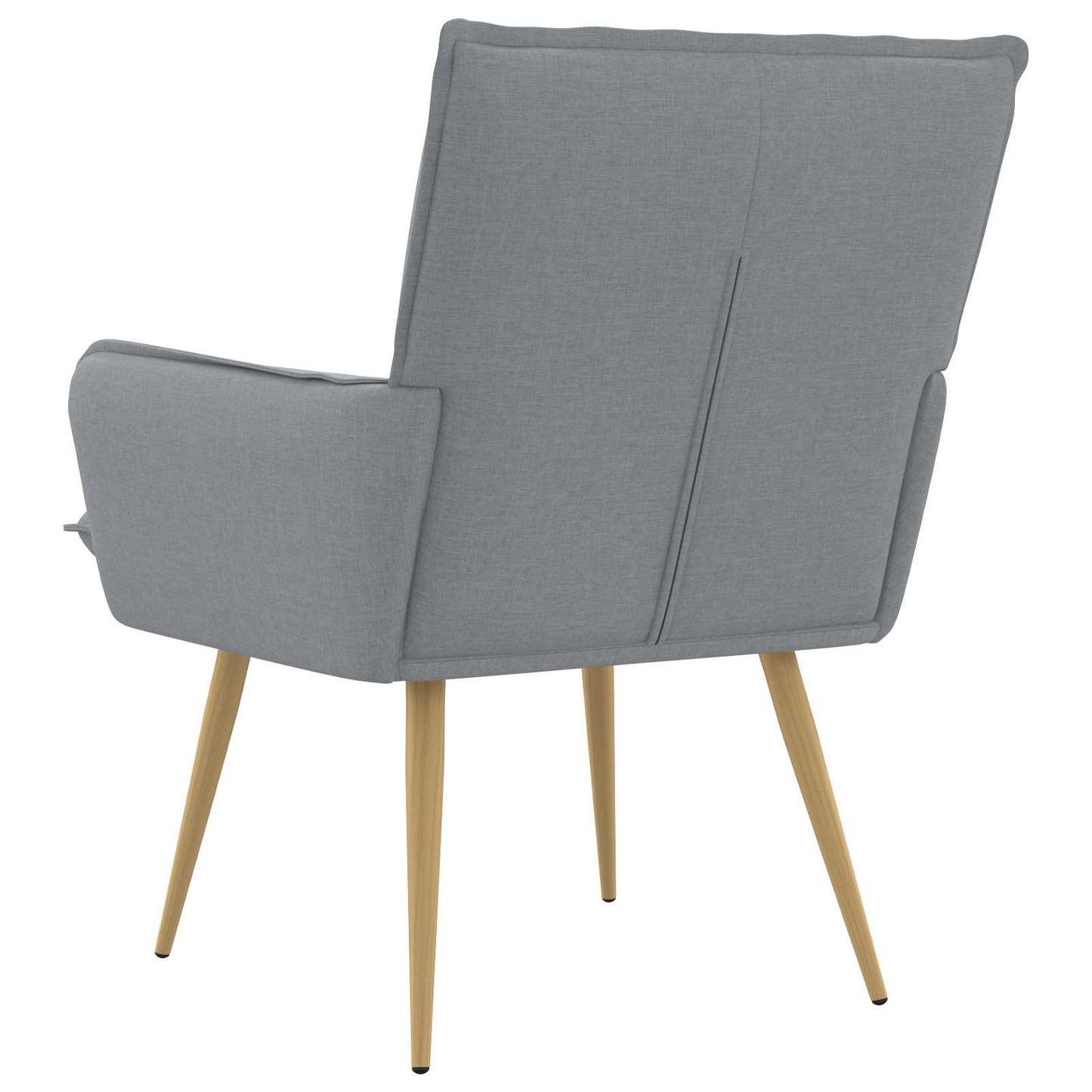Armchair Light Grey Fabric