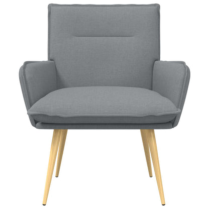 Armchair Light Grey Fabric