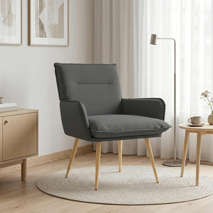 Armchair Dark Grey Fabric