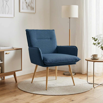 Armchair Blue Fabric