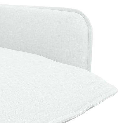 Armchair White Fabric