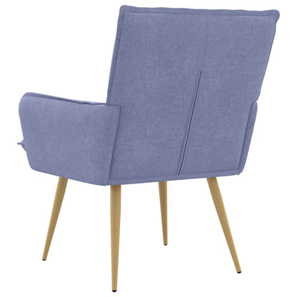 Armchair Jeans Blue Fabric