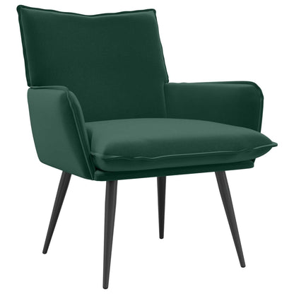 Armchair Dark Green Velvet