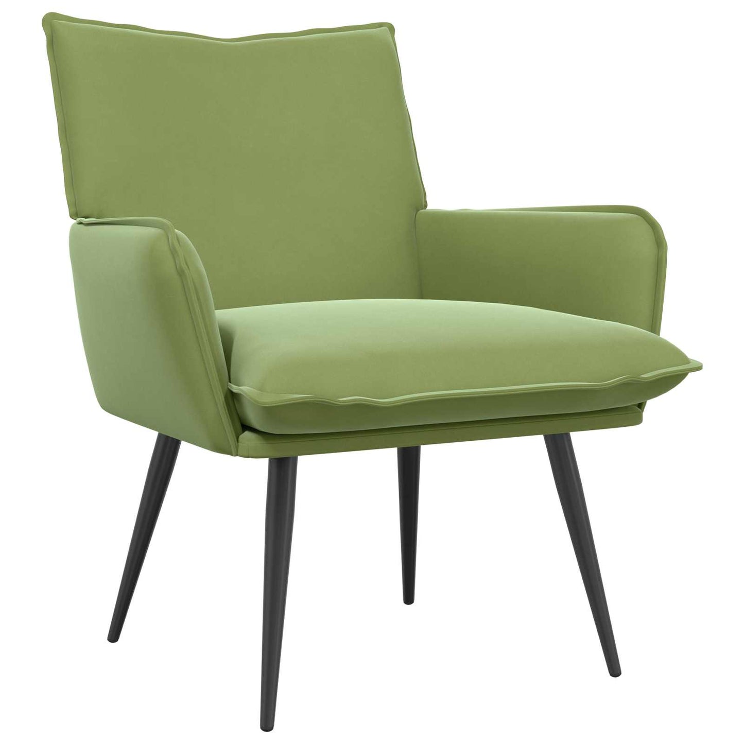 Armchair Light Green Velvet