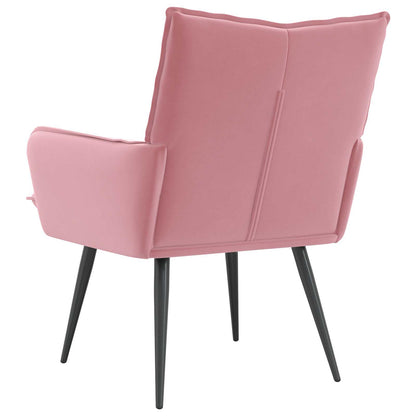 Armchair Pink Velvet