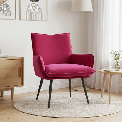 Armchair Wine Red Velvet