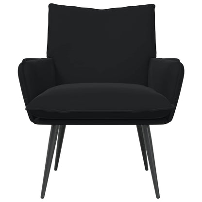 Armchair Black Velvet