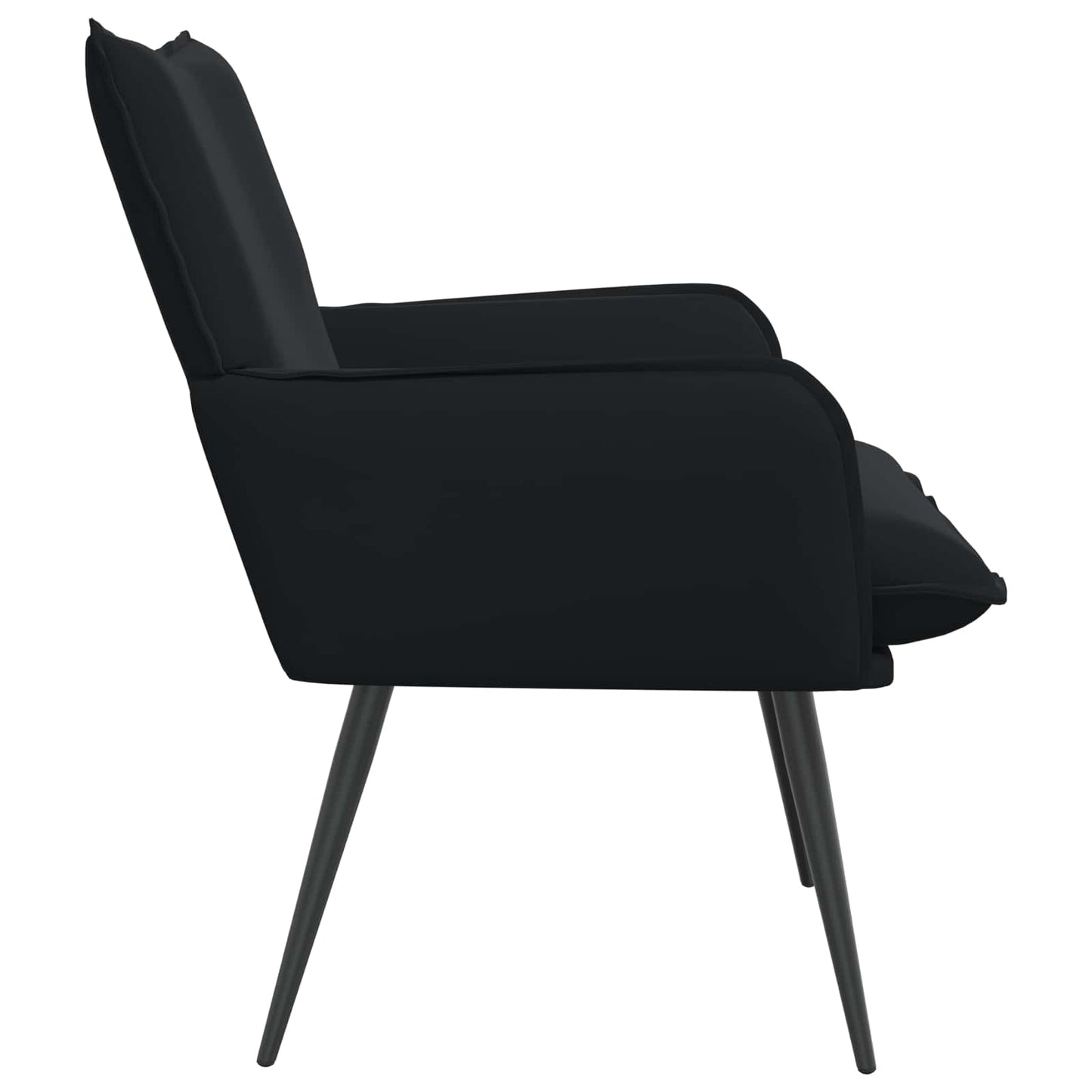 Armchair Black Velvet