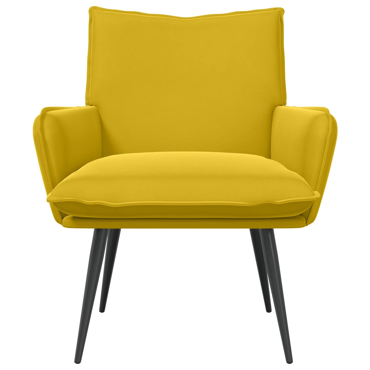 Armchair Yellow Velvet