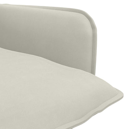 Armchair Cream Velvet