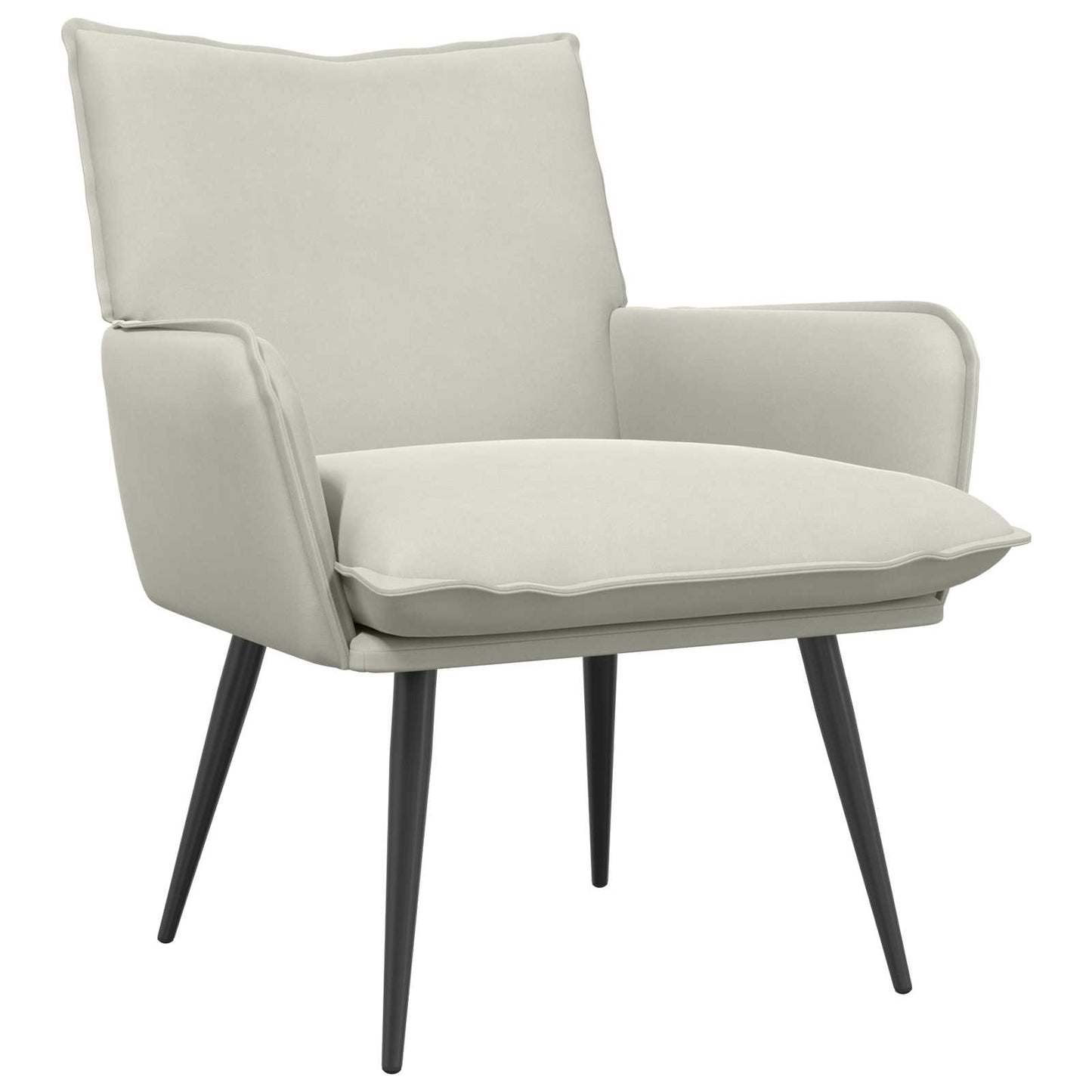 Armchair Cream Velvet
