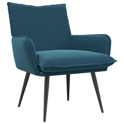 Armchair Blue Velvet