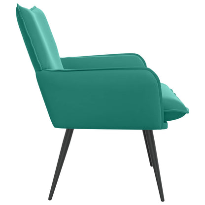 Armchair Turquoise Velvet
