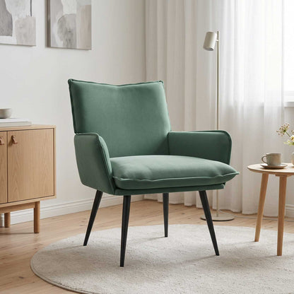 Armchair Sea Green Velvet
