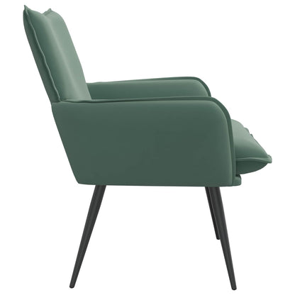 Armchair Sea Green Velvet