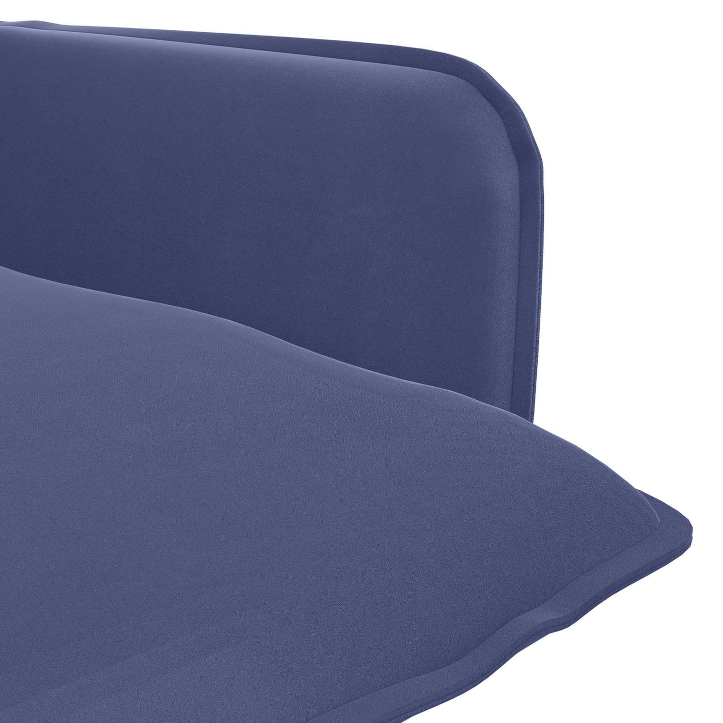 Armchair Police Blue Velvet