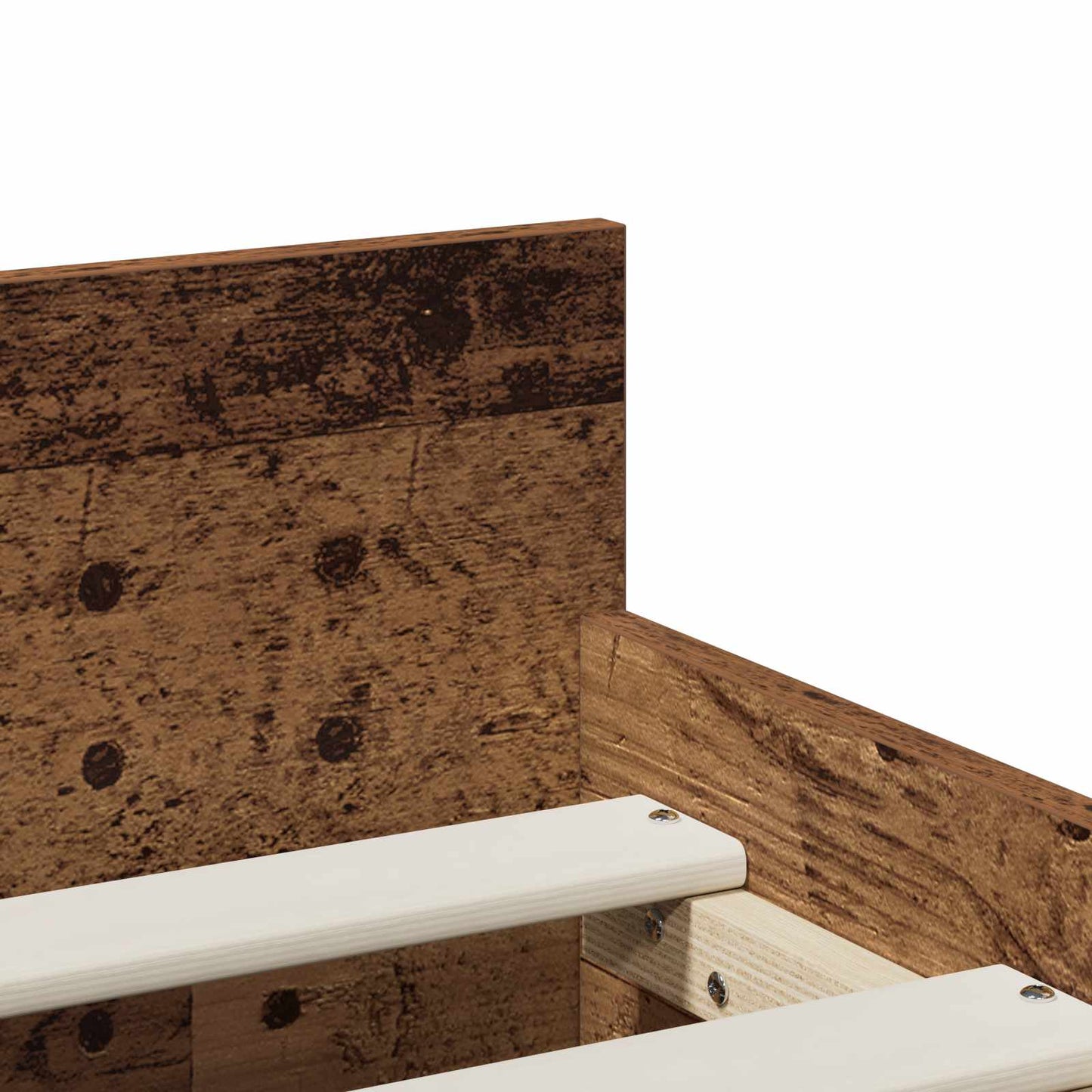 Bed Frame Old Wood 100 x 200 cm Engineered Wood