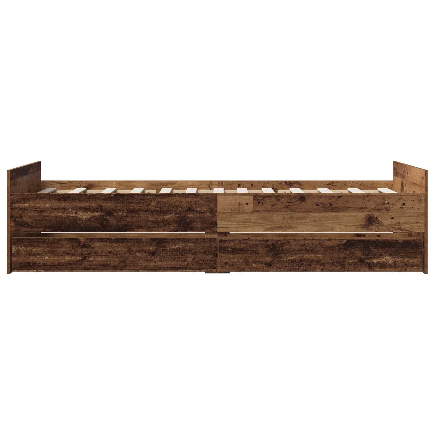 Bed Frame Old Wood 90 x 200 cm Engineered Wood