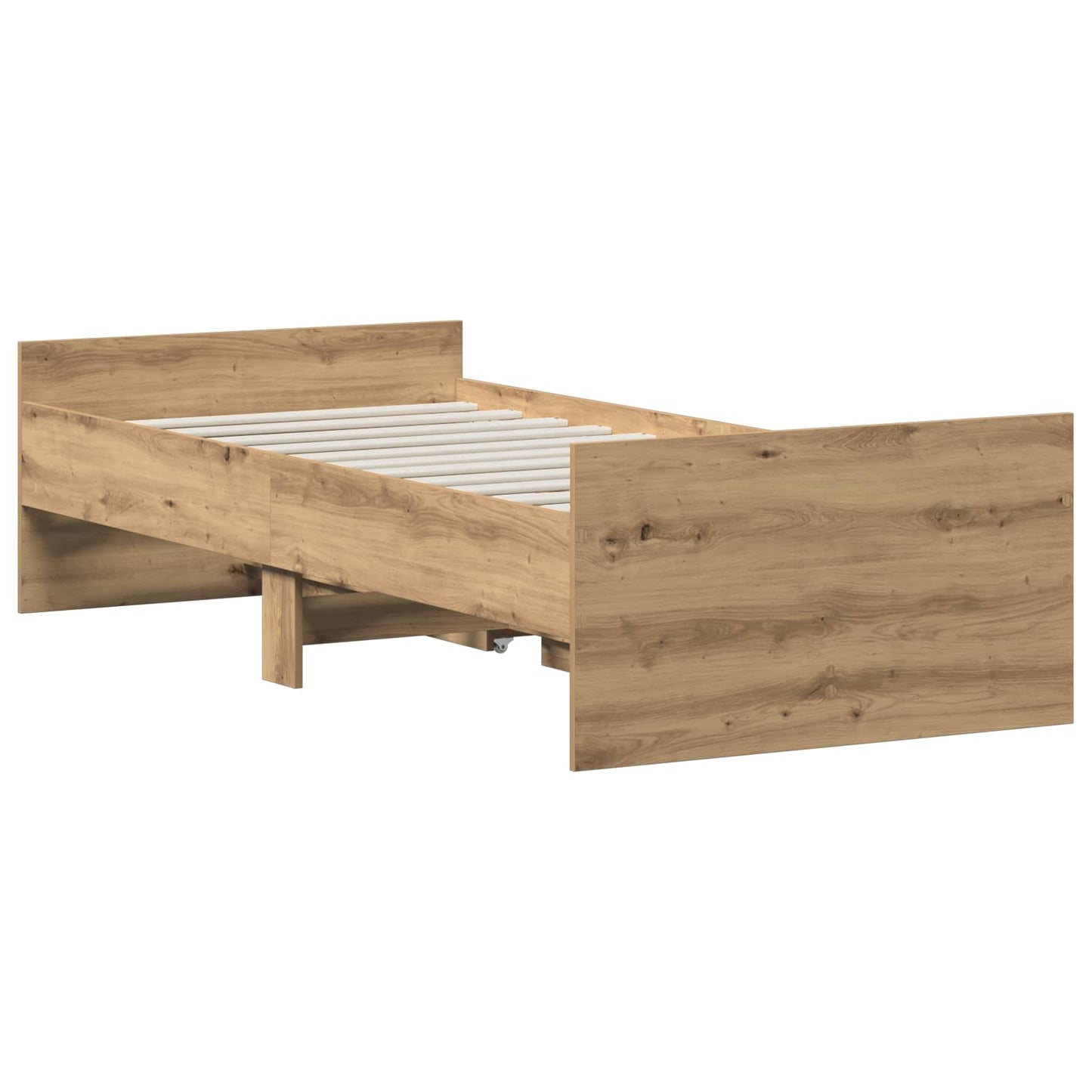 Bed Frame Artisan Oak 90 x 200 cm Engineered Wood