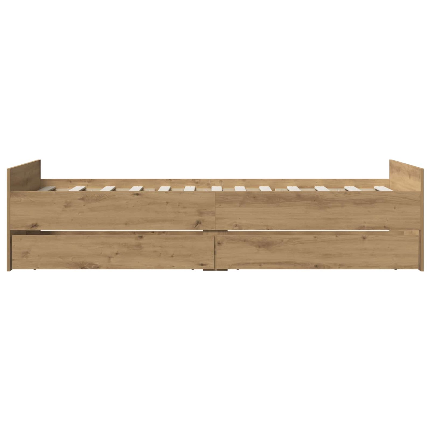 Bed Frame Artisan Oak 90 x 200 cm Engineered Wood