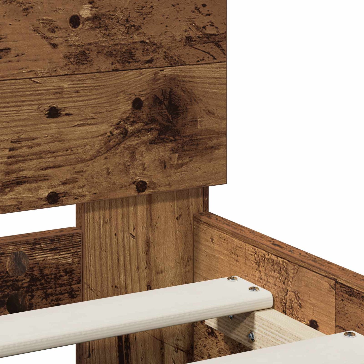 Bed Frame Old Wood 120 x 190 cm Engineered Wood