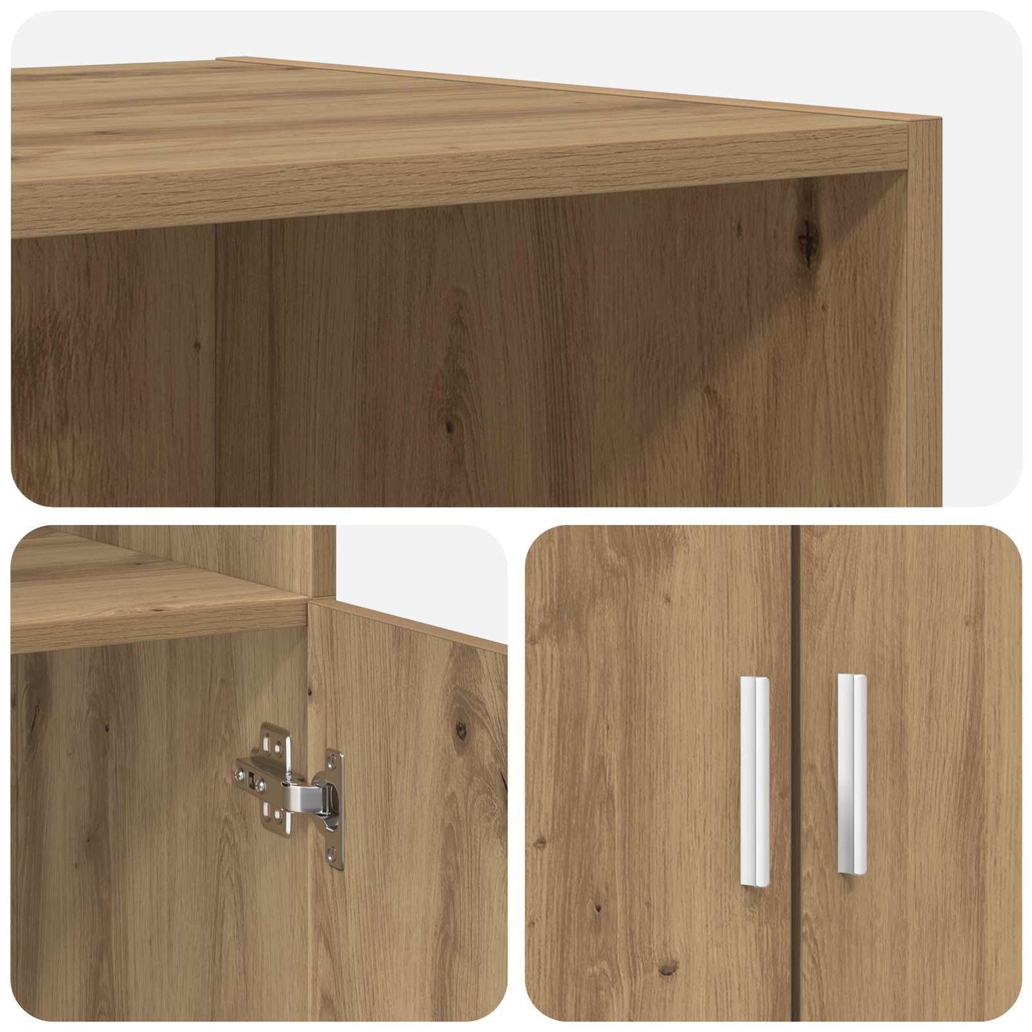 Highboard Artisan Oak 70 x 42.5 x 185 cm Engineered Wood