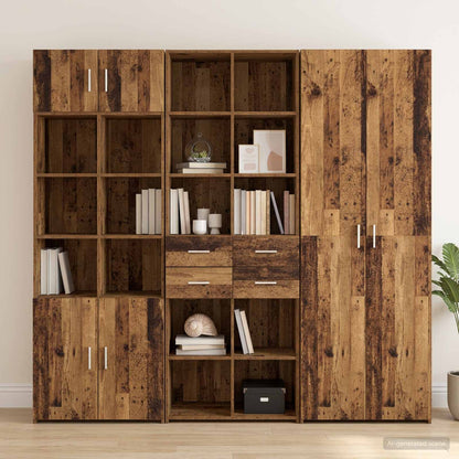 Bookcase Old wood 30 x 42.4 x 185.2 cm