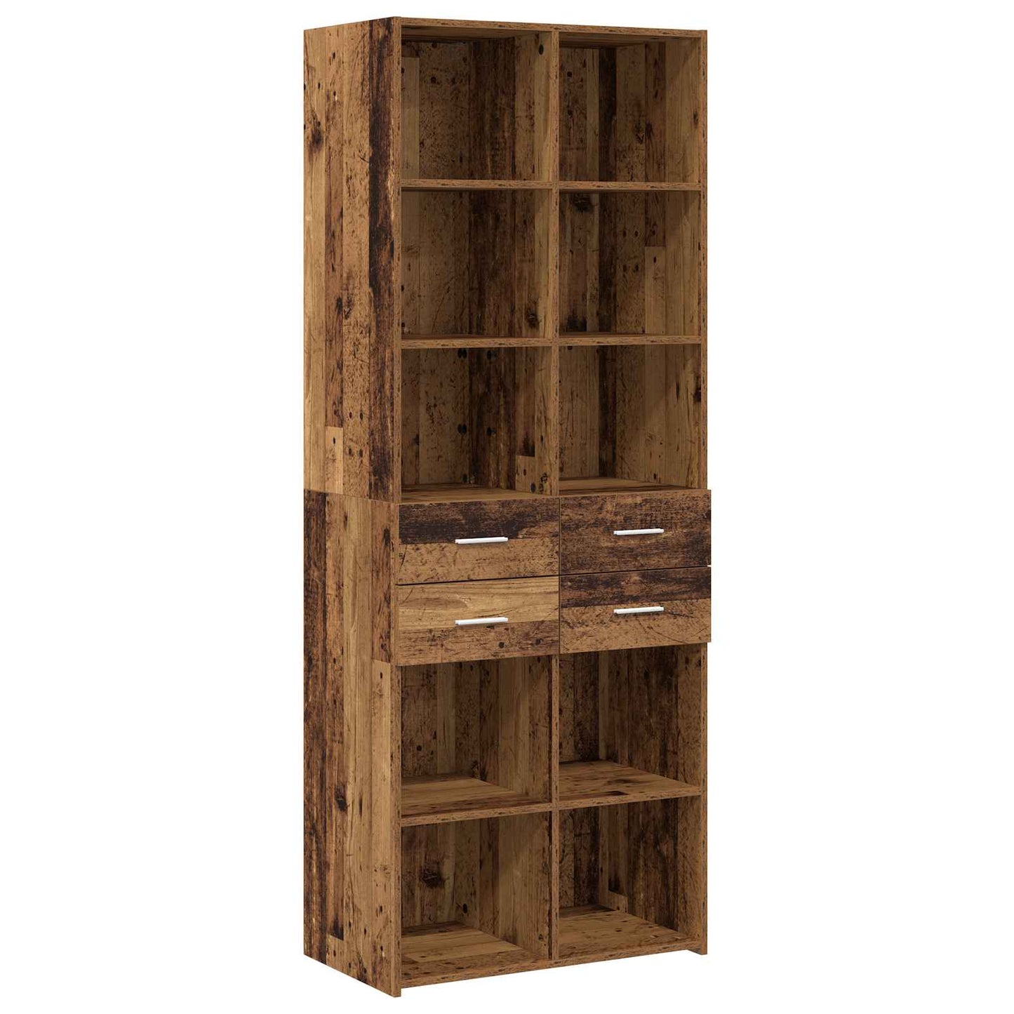 Bookcase Old wood 30 x 42.4 x 185.2 cm