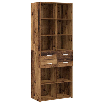 Bookcase Old wood 30 x 42.4 x 185.2 cm