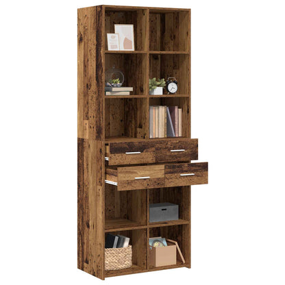 Bookcase Old wood 30 x 42.4 x 185.2 cm