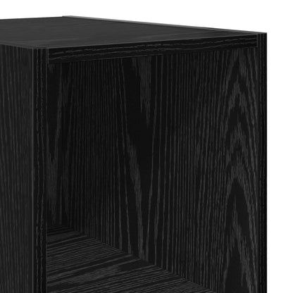 Sideboard Black Oak 40 x 41 x 185 cm Engineered Wood